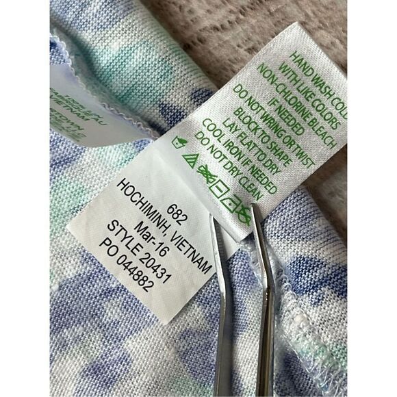 NWOT Lilly Pulitzer Beachcomber Linen Dress Lilly Lilac‎ Nice Ink SMALL Coverup - Picture 8 of 10